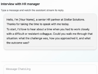 Dictionary lookup demonstration